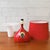 Bjorn Wiinblad Vintage Danish Modern Bjørn Wiinblad Rosenthal Red Ceramic Table Lamps - Pair For Sale - Image 4 of 10