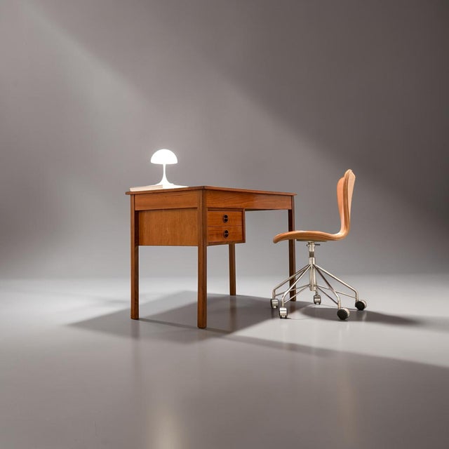 Small Danish Teak Writing Desk, 1950s For Sale - Image 13 of 18