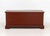 American Red Painted Pine Blanket Chest, the interior with covered compartment. 20.5" H x 45" W x 19" D. Provenance: From...