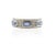This is part of Chairish’s Fine Jewelry assortment. Blue Sapphire Engagement Ring with Diamonds Set in 14K Gold featuring...