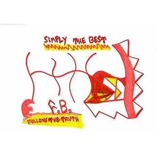 Fred Bugs, Abstract Composition, Lithograph For Sale