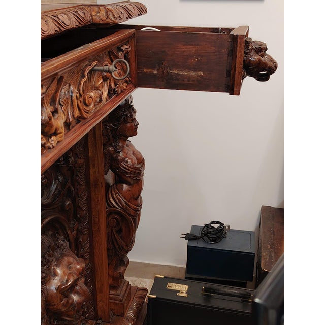 19th Century Carved Sideboard For Sale - Image 14 of 18