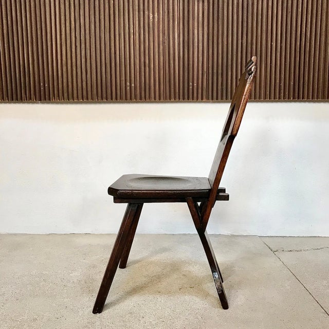 Vintage German Rustic Alpine Chair For Sale - Image 17 of 18