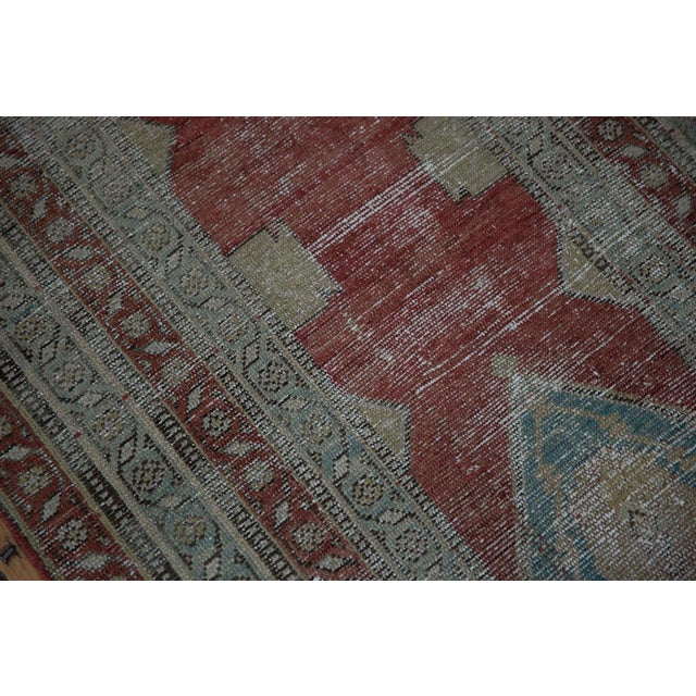 Textile Antique Distressed Serbend Rug Runner - 3'1" x 11'10" For Sale - Image 7 of 10