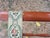 Vintage Scheibe Wooden Folding Luggage Racks With Floral Tapestry Straps - Pair For Sale - Image 4 of 11