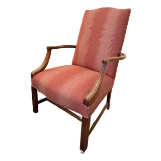 Upholstered Lolling Chair For Sale