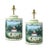 These chic lamps, shaped like oval tin cans and inspired by traditional Chinese tea canisters, are meticulously hand-...