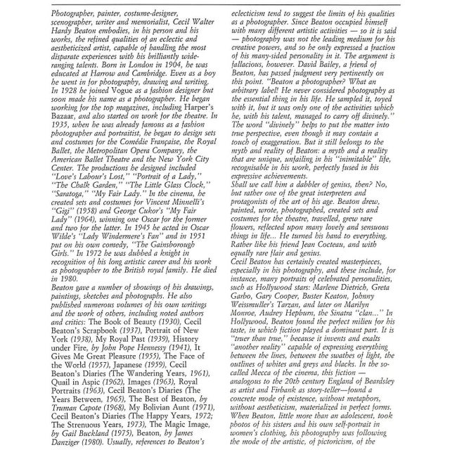 "Cecil Beaton: Electa Editrice Portfolios" 1982 Palazzoli, Daniela For Sale - Image 12 of 12