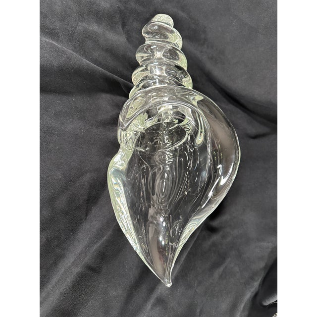 Mid 20th Century Mid 20th Century Licio Zanetti Sea Shell Sculpture Glass Murano Italy Signed For Sale - Image 5 of 18