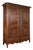 19th Century Tall French Armoire With Inlaid Details For Sale