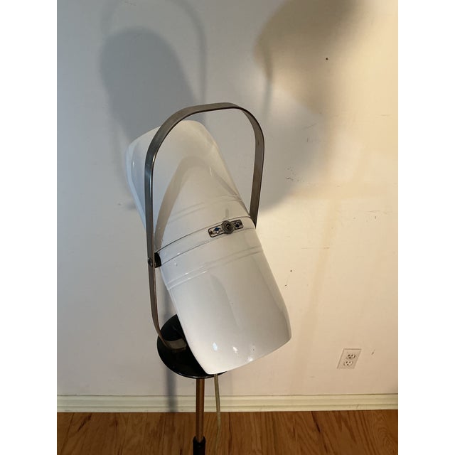 1950s Vintage Westinghouse Industrial Mid-Century Lamp Floor Light Spotlight Chrome Directional, Circa 1950s For Sale - Image 5 of 12