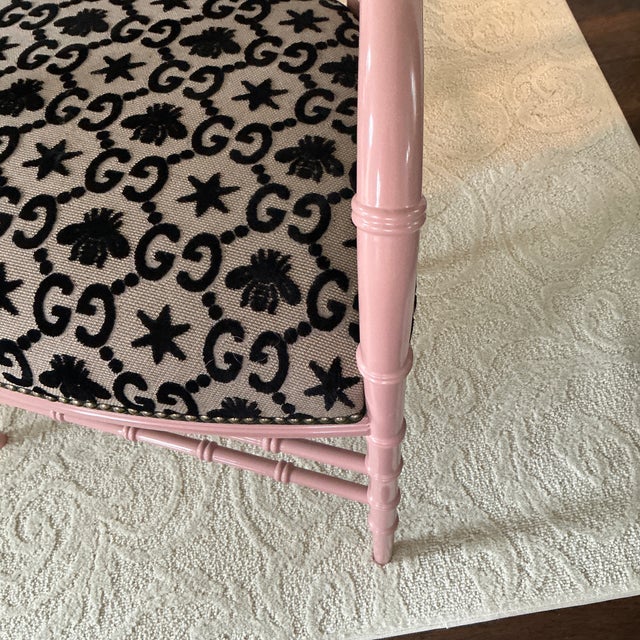 Gucci Gucci Chiavari Gg Bees Chair With Arm Rest For Sale - Image 4 of 12