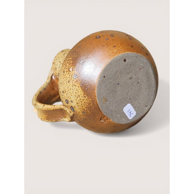 Pyrite Stoneware Pitcher by Michel Dumont, 1980s For Sale - Image 6 of 9