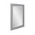 Plastic Stucco Vanity Mirror - Gray For Sale - Image 7 of 11