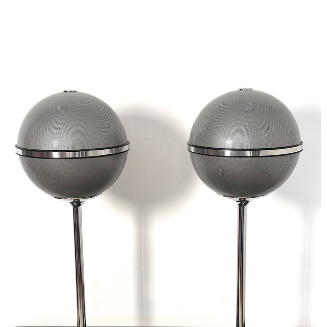 Vintage Grey Audiorama 7000 Speakers from Grundig, Germany, 1970s, Set of 2 For Sale - Image 4 of 17