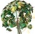 1960s Italian Polychromed Tole Grapevine Topiary Table Lamp For Sale - Image 9 of 11