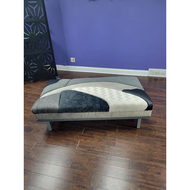 1990s Oversized Ottoman For Sale In Milwaukee - Image 6 of 12