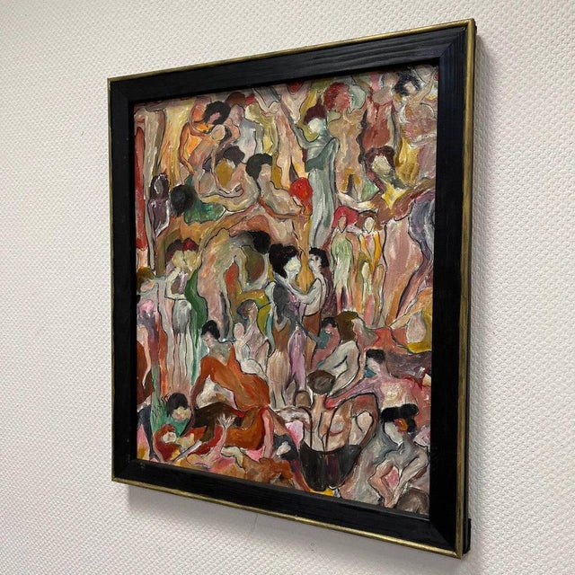 Modern Wilde Feier, Painting, Framed For Sale - Image 3 of 6