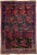1960s Vintage Handmade Shiraz Purple Floral Wool Rug For Sale In New York - Image 6 of 6