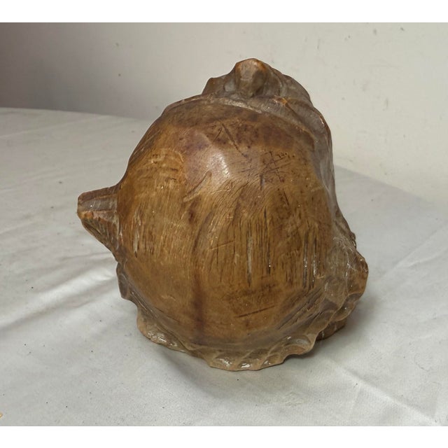 Wood Antique Hand Carved 19th Century Victorian Old Man Folk Art Wall Bust Sculpture For Sale - Image 7 of 9