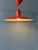 Small Vintage Space Age Red Metal Pendant Lamp For Sale - Image 13 of 13