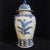 Pair of Large Chinese Blue & White Porcelain General Jars With Tiger Handles For Sale - Image 4 of 9