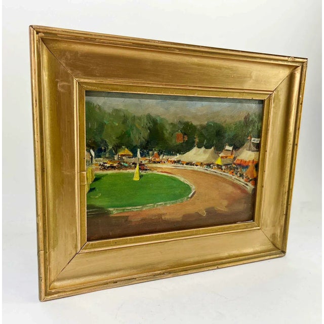 Impressionist C. 1920s Morgan Colt Impressionistic Oil on Panel For Sale - Image 3 of 11