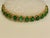Gemstone 15 Carat Natural Emerald & 2.8 Carat Diamond Tennis Bracelet 14 Kt Yellow Gold For Sale - Image 7 of 18