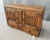 Antique Carved Oak Buffet With Metal Hardware For Sale - Image 4 of 18