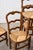 19th Century Set of 6 | Antique French Rush Ladder Back Chairs For Sale - Image 5 of 12