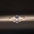 2020s Alexandrite Ring With Earth-Mined Diamond Accents: Solid 14k Gold, Round 4.2mm, Size 6.75 For Sale - Image 5 of 12