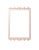 Contemporary Fleur Home Garden District Laurel Rectangle Mirror in Pink Ground, 24x36 For Sale - Image 3 of 3