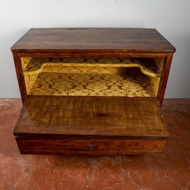 Wood Vintage Dresser in Wood and Fabric For Sale - Image 7 of 18