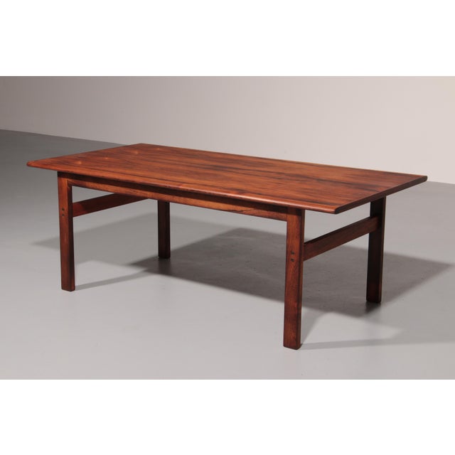 Capella Coffee Table in Wood by Illum Wikkelsø for Niels Eilersen, 1960s For Sale - Image 9 of 13