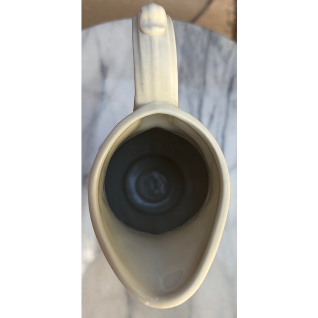 Vintage Portmeirion Parian Ware "Nightingale" Large Pitcher (England, C. 1980s) For Sale - Image 4 of 7