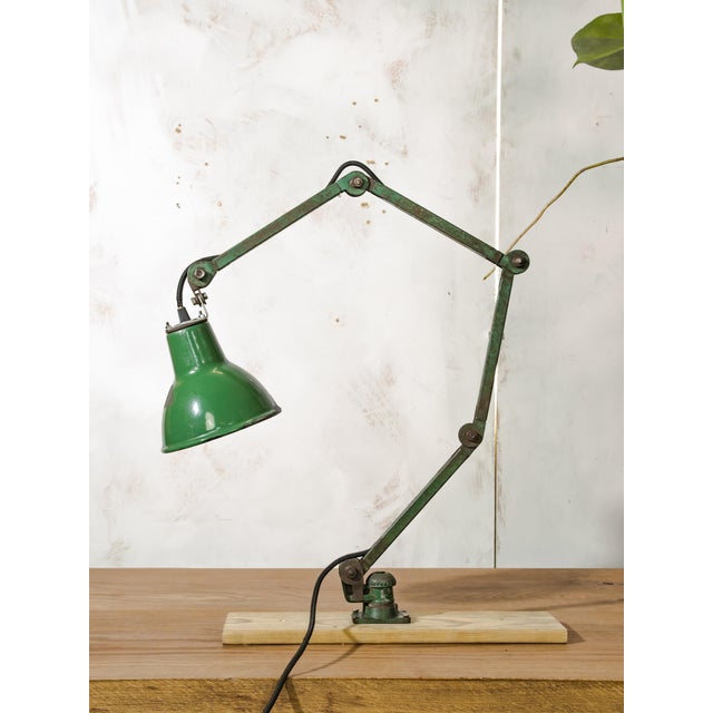 Industrial Four-Arm Machinist Lamp by E.D.L. Green, England, 1950s For Sale - Image 4 of 18
