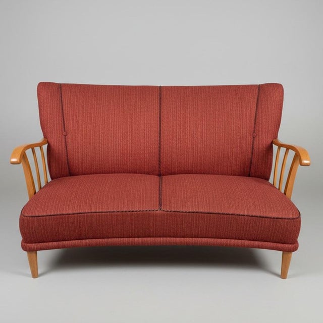 Vintage Nordic Two-Seater Sofa, 1940s For Sale - Image 6 of 6