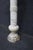 White Italian Carved White Marble Pedestal Stand With Swivel Top For Sale - Image 8 of 9