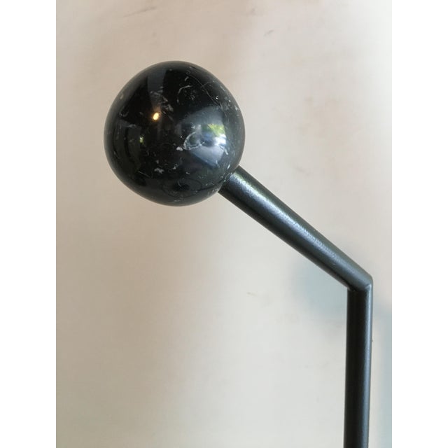Black 1980s Black Marble Umbrella Holder by Fly Line For Sale - Image 8 of 11