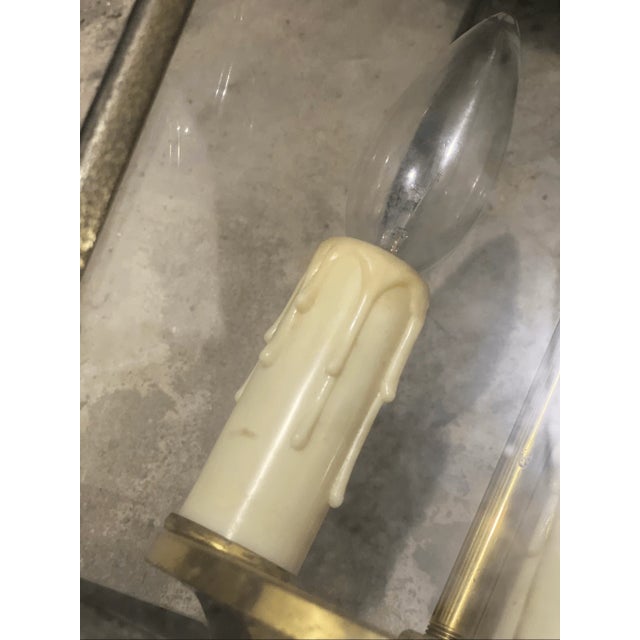 Brass Vintage Carriage Courtyard Hanging Lantern Light Pendant Brass For Sale - Image 8 of 12