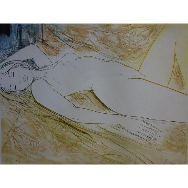 Jean-Baptiste VALADIE Alanguissement Original etching and aquatint Signed in pencil Numbered out of 125 copies On vellum...