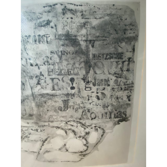 1963 Misch Kohn “Requiem” Original Aquatint Etching, Framed For Sale - Image 4 of 13