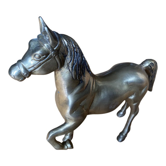 Vintage Brass Horse Figurine For Sale