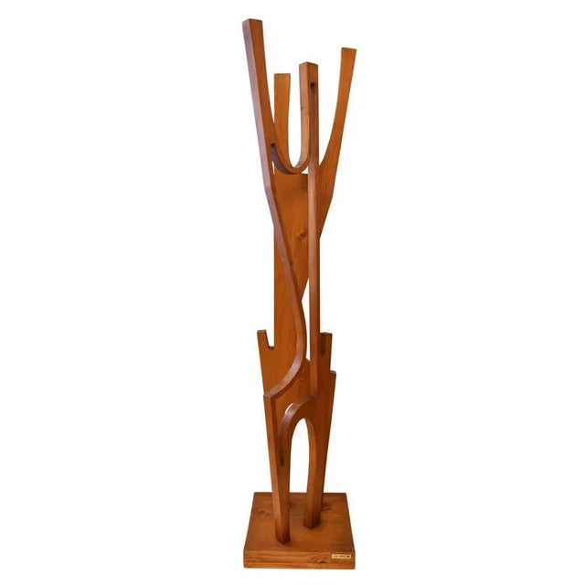 1960s Italian Wooden Figure Sculpture by Luigi Cipollone, 1960s For Sale - Image 5 of 6