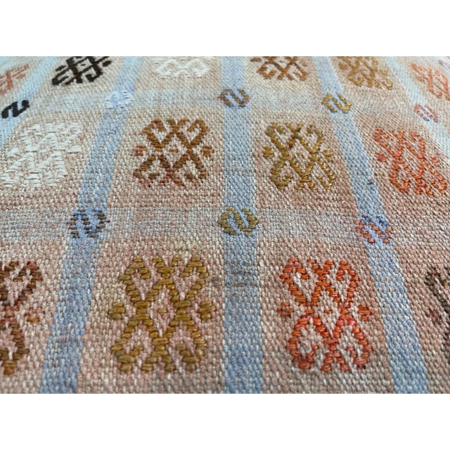 Turkish Kilim Pillow Cover For Sale - Image 4 of 11