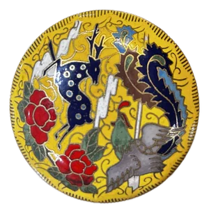 Vintage Cloisonné Enamel Box