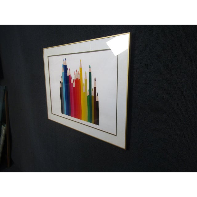 Pop Art Framed Pencil Artwork For Sale - Image 3 of 8