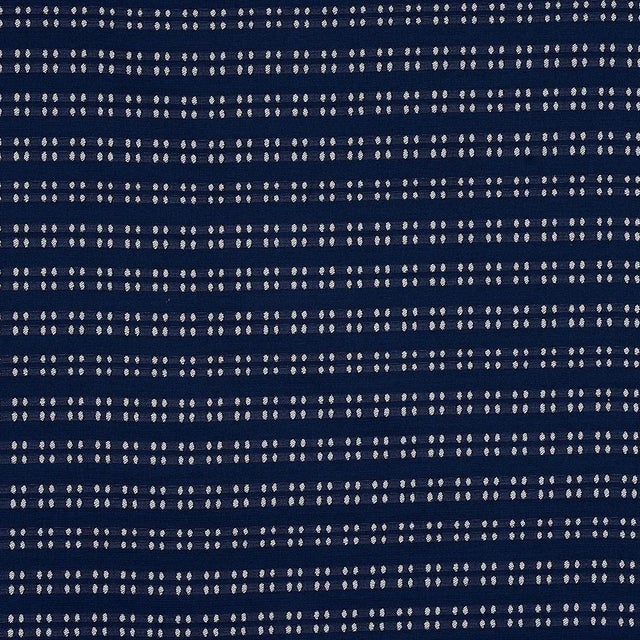 Schumacher Schumacher Bolsa Indoor/Outdoor Fabric in Navy For Sale - Image 4 of 4