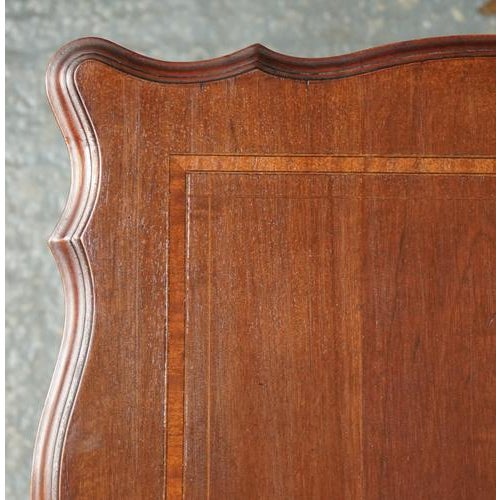 Edwardian Revolving Bookcase with Serpentine Shaped Top For Sale - Image 11 of 15