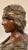 Metal Sibylle Female Bronze Bust Sculpture After Emmanuel Villanis For Sale - Image 7 of 8